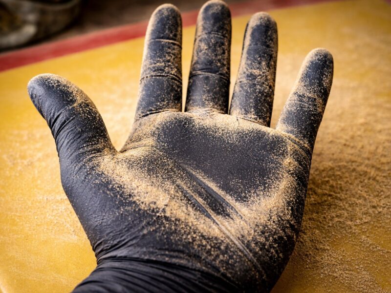 Dry sift a statické čištění